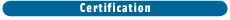 Certification