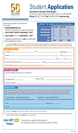 AST Student Membership Application